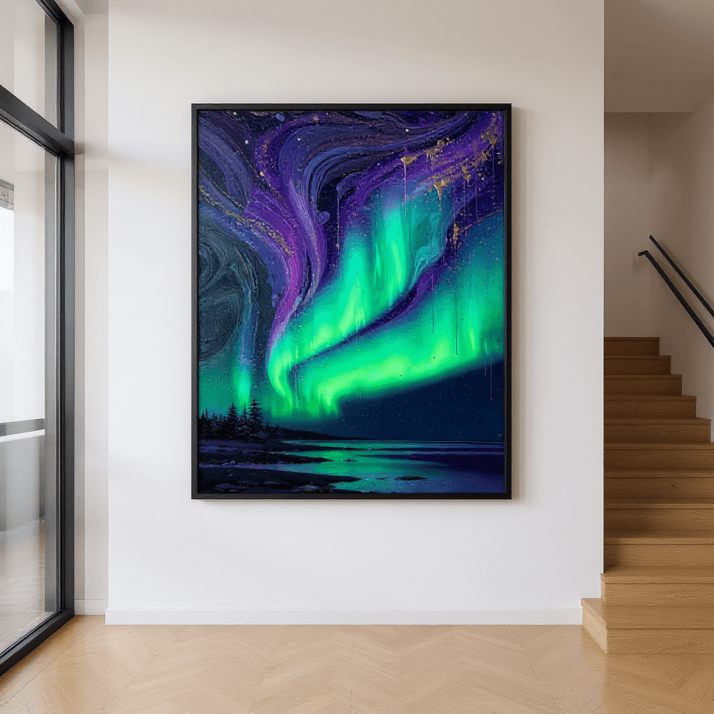 Nordic Abstract — Aurora 1