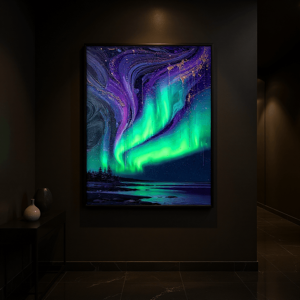 Nordic Abstract — Aurora 2