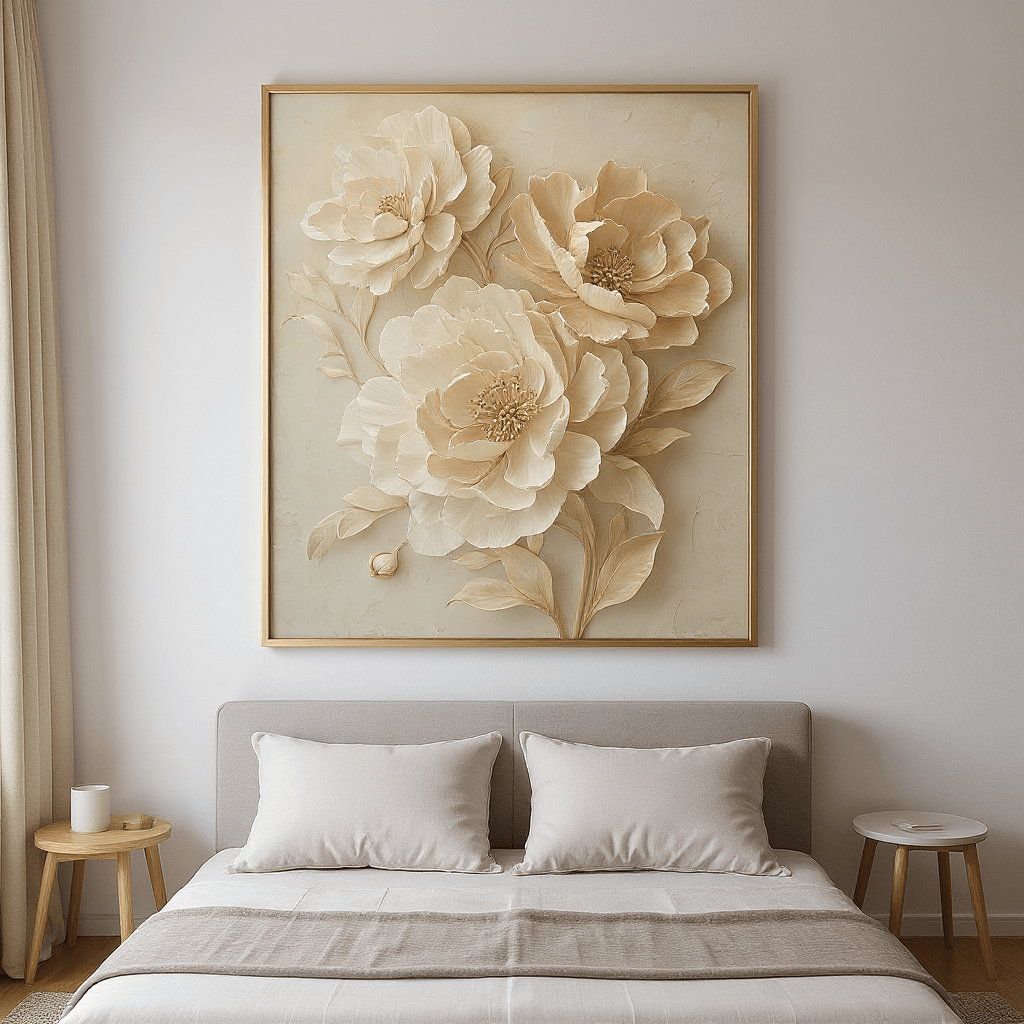 Elegant Cream Peonies 3